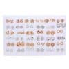Acrylic set diamond earrings