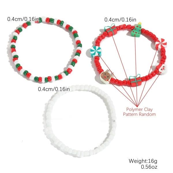 European And American New Christmas Bracelet Pendant