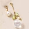 Women's White Crystal Drop Earrings