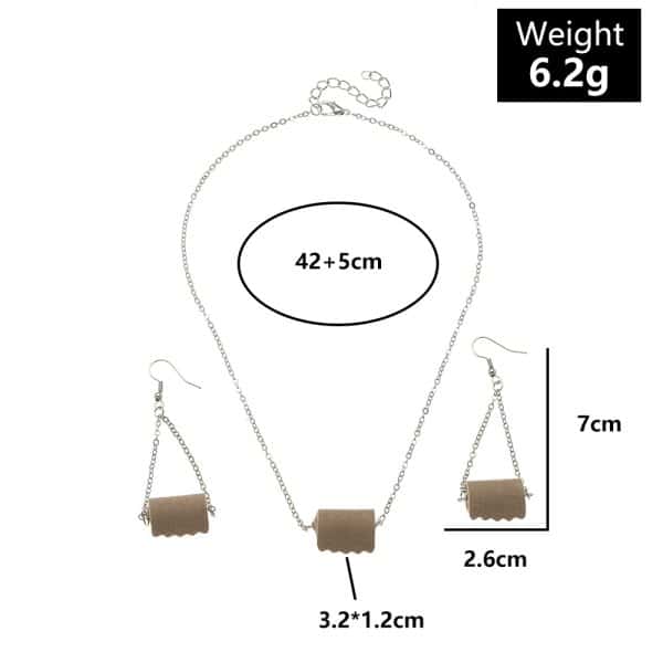 Cold Wind Simple Personality All-match Jewelry Set