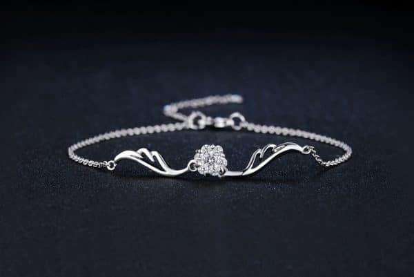 Angel Wings Zircon Micro-inlaid Plated Bracelet