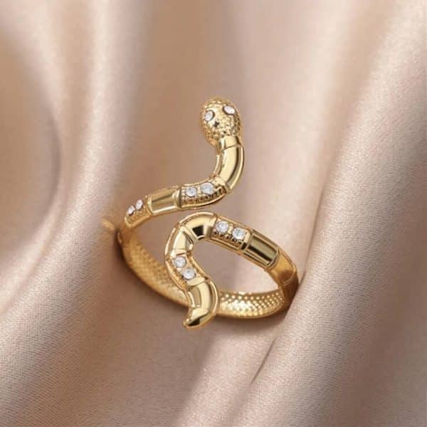 Cross-border Personality Of Snake-shaped Open Ring