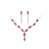 Amazon Burst Red Suit, Bridal Necklace, Wedding Jewelry, Big Diamond Jewelry Factory Direct Sales
