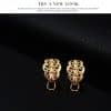 Wild style alloy necklace earrings