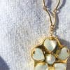 Female Flower Pendant Freshwater Pearl Necklace