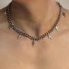 European And American Fashion Men's Fashionable Design Clavicle Chain Cold Style Simple Hip Hop Cross Necklace