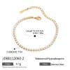 Fashion Personality Stainless Steel Zircon Stacked Bracelet