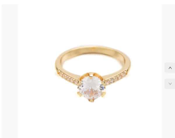 Women's S925 Sterling Silver European And American Fashion Inlaid Zircon Ring