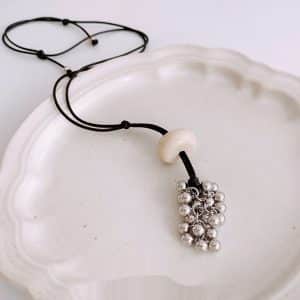 Ring Pendant Necklace Simple Fashion Elegant Sweater Chain