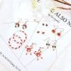 Christmas Tree Christmas Gift Earrings  Set