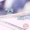 Water Drop Flower Stud
