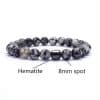 Natural Gemstone Bracelet Vintage Stone Beads Men Women Jewelry