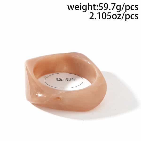 European And American Design Exaggerated Glossy Niche Geometric Combination Bracelet