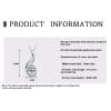 Water Drop Pendant Female Light Luxury Silver Necklace