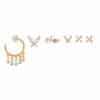 Mini Set Earrings Simple Women's Small New Butterfly