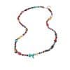 Colorful Natural Agate Crystal String Beads Long