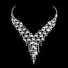 Wholesale fashion OL bridal jewelry set, claw chain earrings, Pearl Rhinestone Necklace 465