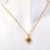 December Birthday Stone Necklace Quadrilateral