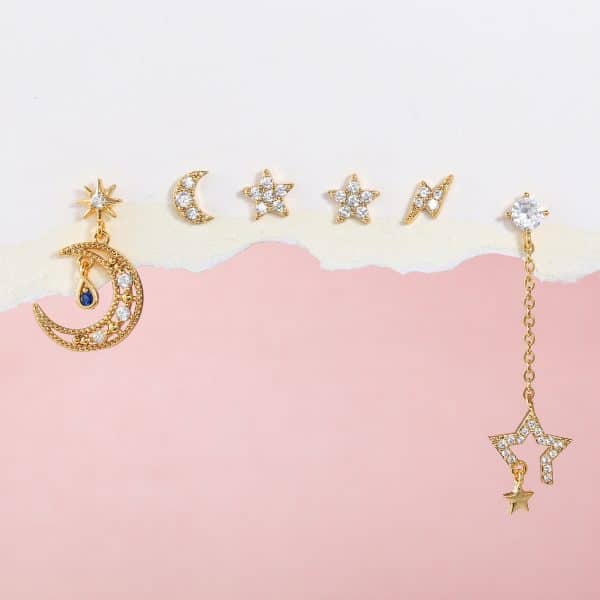 European And American Style Fashion Earrings Set