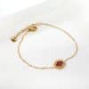 European And American Fashion Round Drop-shaped Stainless Steel Bracelet For Women