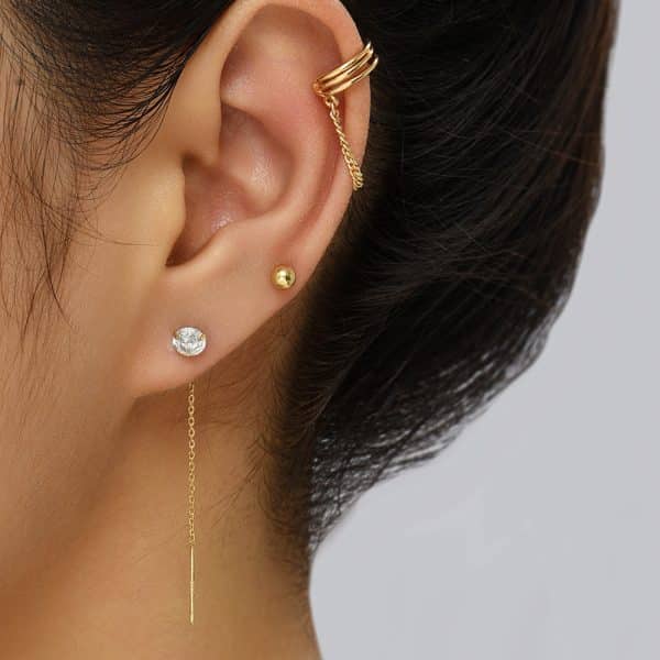 Fashion Accessories, Simple And Compact Earrings, Ear Design Sense Ear Bone Clip Set Earrings