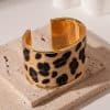 Geometry Pattern Twisted Open-ended Bracelet