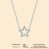 Hollow Necklace Make A Wish Star Clavicle Chain Does Not Fade