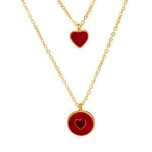 Fashion Trendy Short Clavicle Chain Simple Personality Wave Rose Gold Necklace