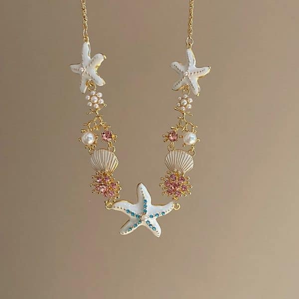 Female Fashion Vacation Style Ocean Starfish Shell Bracelet