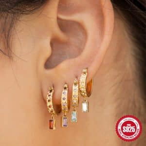 Cassidy Diamond Hoops