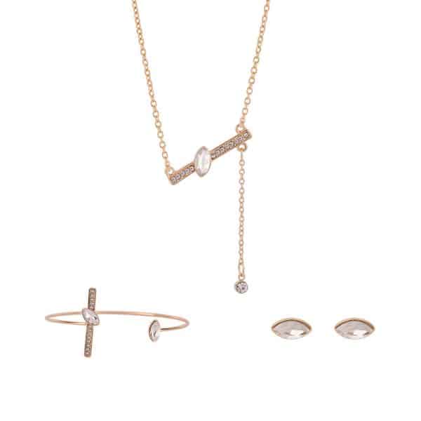 Art Series Jewelry Necklace Earrings Bracelet Set