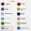 Zircon Contrast Color Necklace Clavicle Chain Light Luxury High-grade Birthday Stone