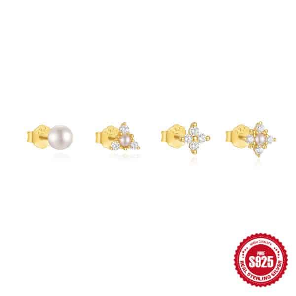 Zircon Versatile Fashion Earring Set Geometric