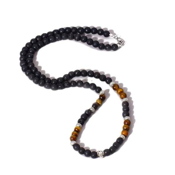 Volcanic Stone Necklace Sweater Punk Jewelry Fashion