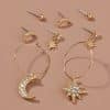 European And American Foreign Trade Earrings Set Earrings