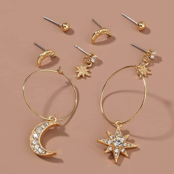 European And American Foreign Trade Earrings Set Earrings