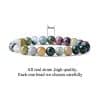 8mm Natural Agate Bracelet String Beads