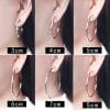 925 Sterling Silver Lace Laser Pattern Circle Earrings