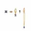 Ladies Fashion Molan Zircon Earrings Set