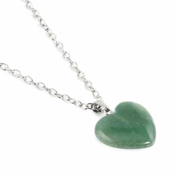 Crystal Stone Drop Shape Peach Heart Diy Jewelry Necklace