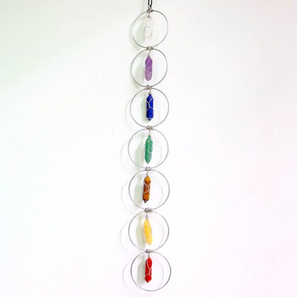 Crystal Stone Wind Chimes Pendant