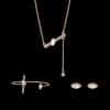 Art Series Jewelry Necklace Earrings Bracelet Set