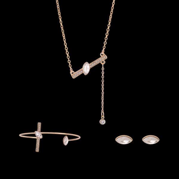 Art Series Jewelry Necklace Earrings Bracelet Set