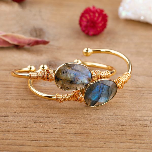 Raw Stone Thick Beaded Bracelet