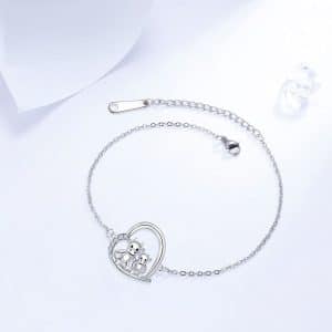 European And American Bracelet High Sense Female With Hearts Cow Bracelet