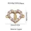 Angel Mermaid Love Heart Character Zircon Pendant Diy Bracelet Necklace
