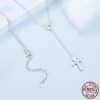 Simple V-neck Love Cross Necklace