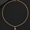 Affordable Luxury Fashion 26 Letters Diamond Pendant Necklace Men