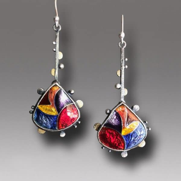 Bohemian Drop-shaped Shiny Colorful Sexy Earrings