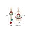 Creative Christmas Elk Star Pendant Set Jewelry Earrings